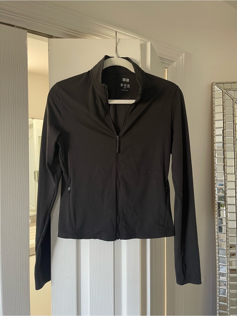 Uniqlo Black Women's Full-Zip Utility Jacket